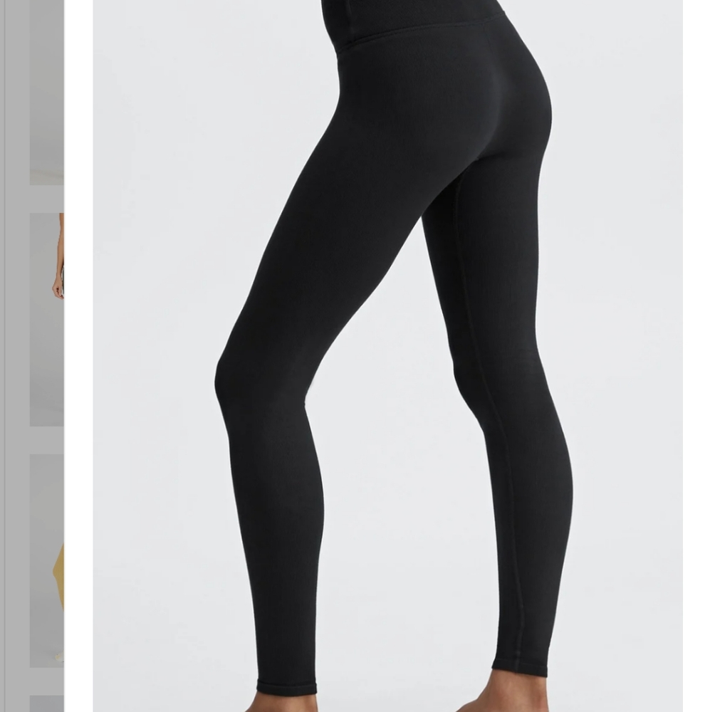 Fabletics High Waisted Seamless Black Leggings
